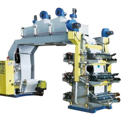 Sześcio-farbowy papiōr klyjowo maszina do druku pisma